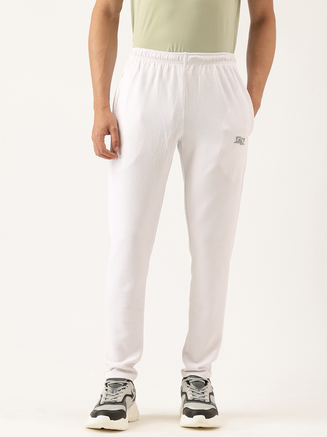 FIFTY TWO Men Self Design Dry Fit Training Sports Track Pants