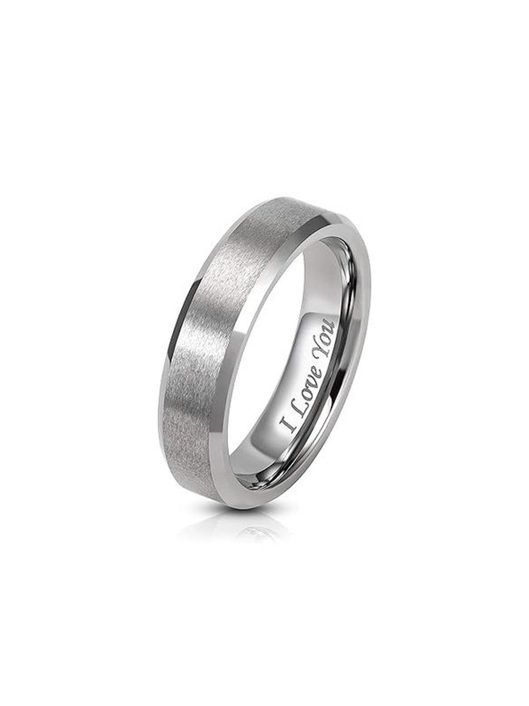 Moneekar Jewels Unisex Stainless Steel Tungsten Finger Ring