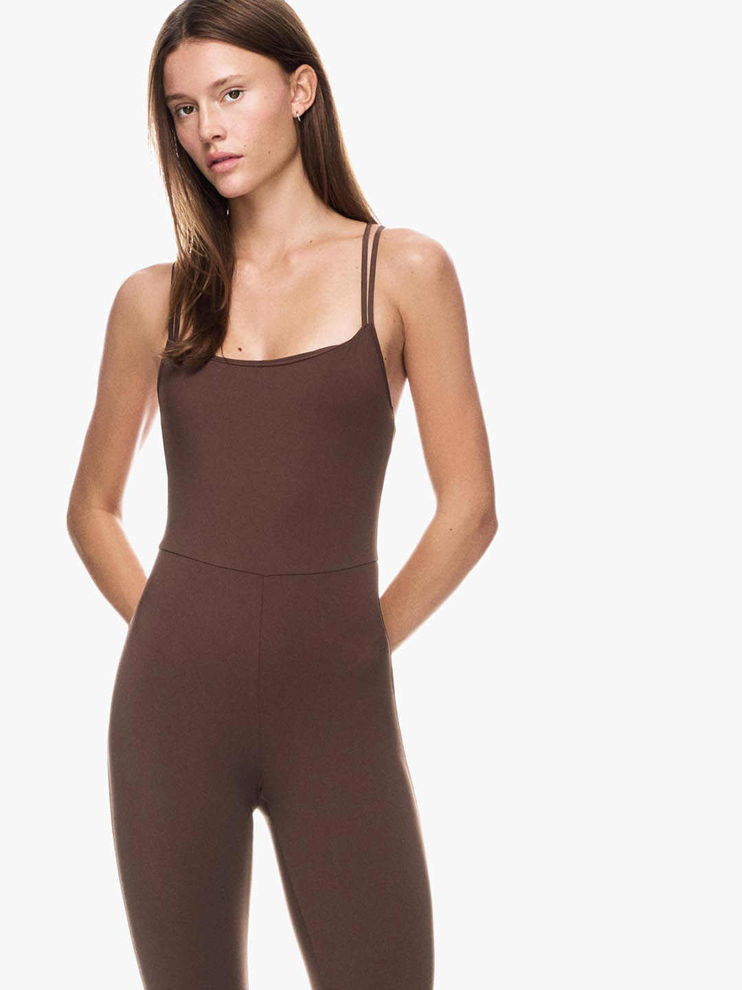 Bershka Shoulder Strap Basic Jumpsuit