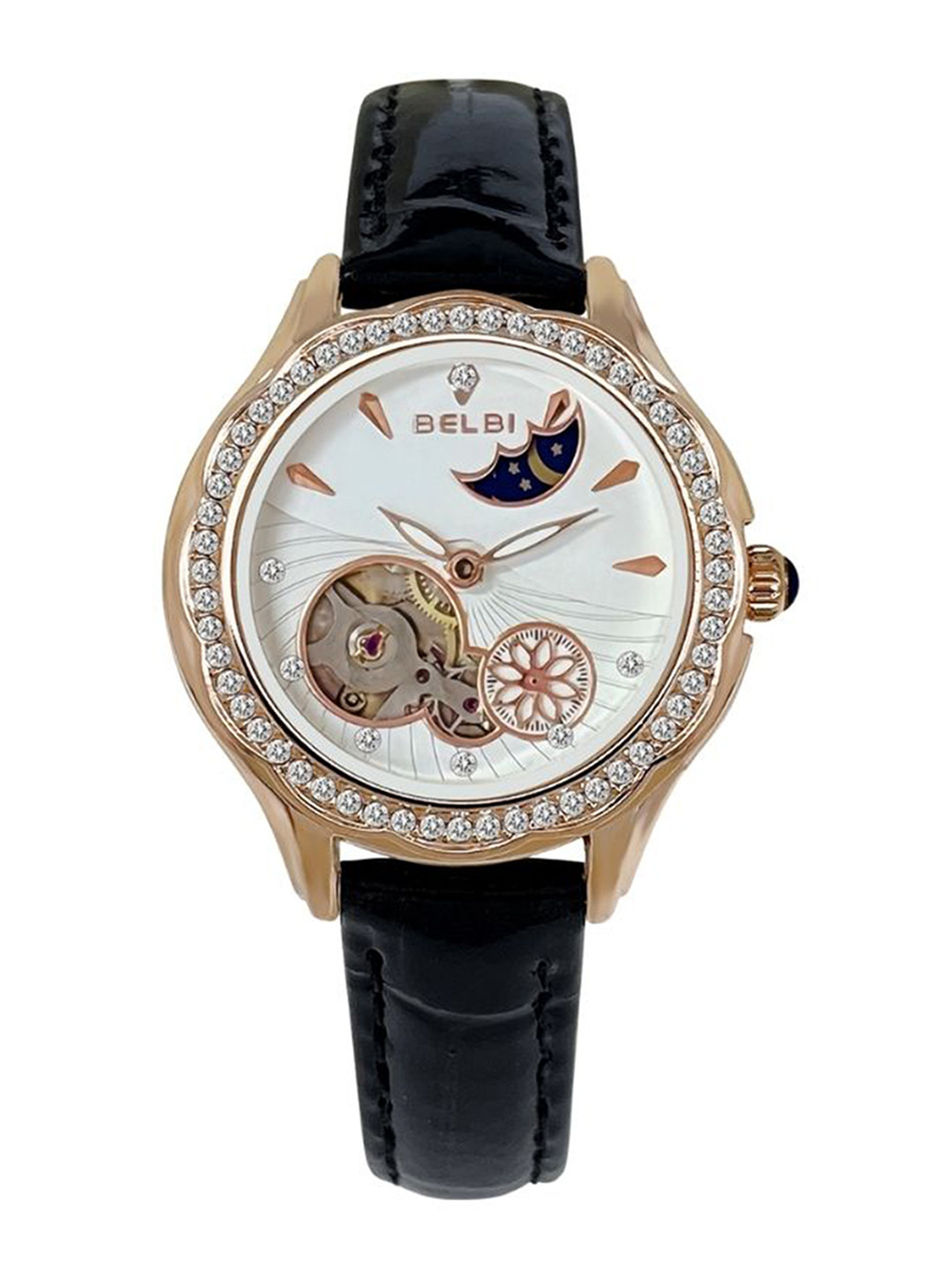 Belbi Women Dial & Leather Straps Analogue Motion Powered Watch BL112_877253227949