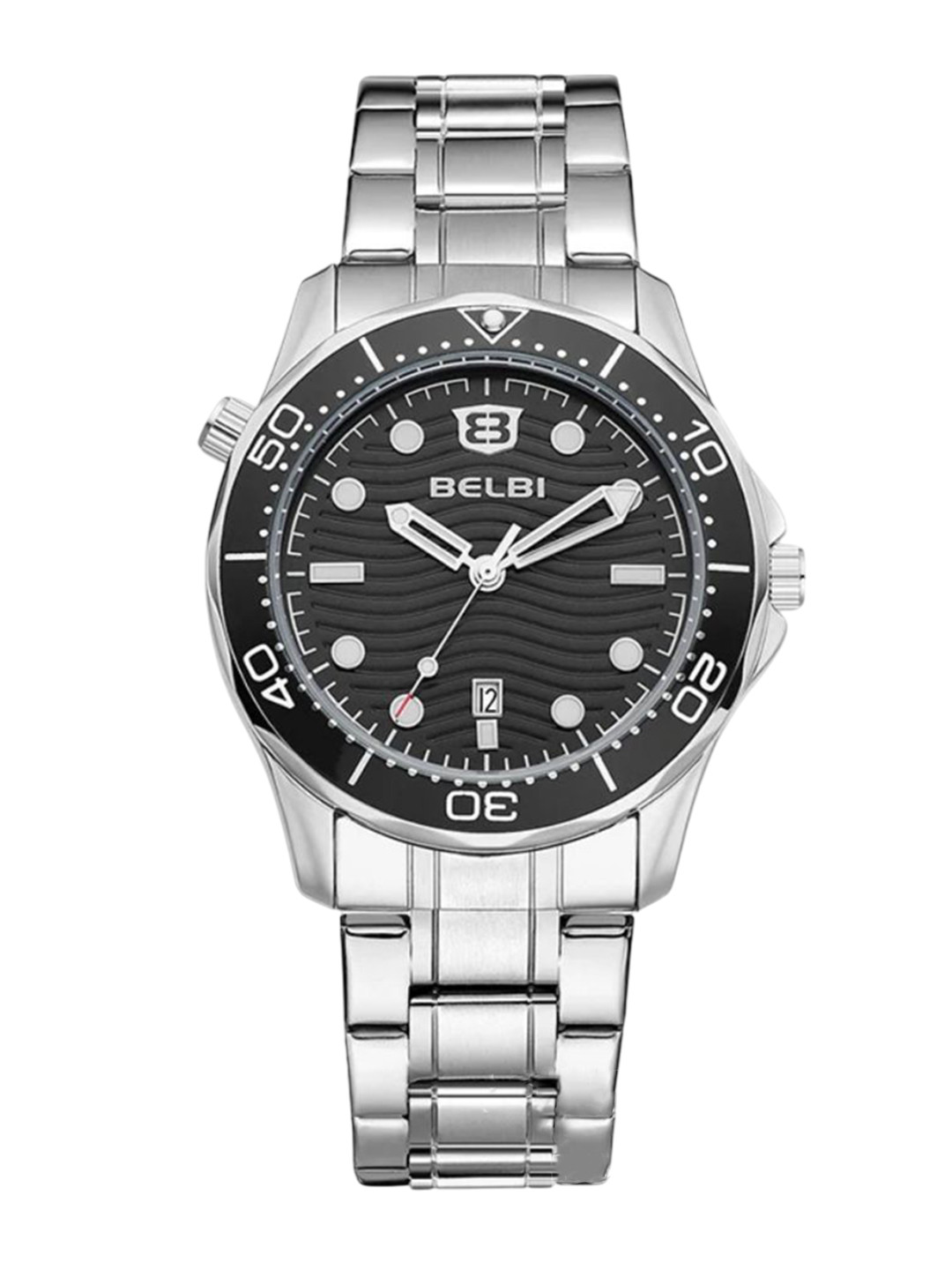 Belbi Men Round Dial & Stainless Steel Straps Analogue Watch BL135_677929232462