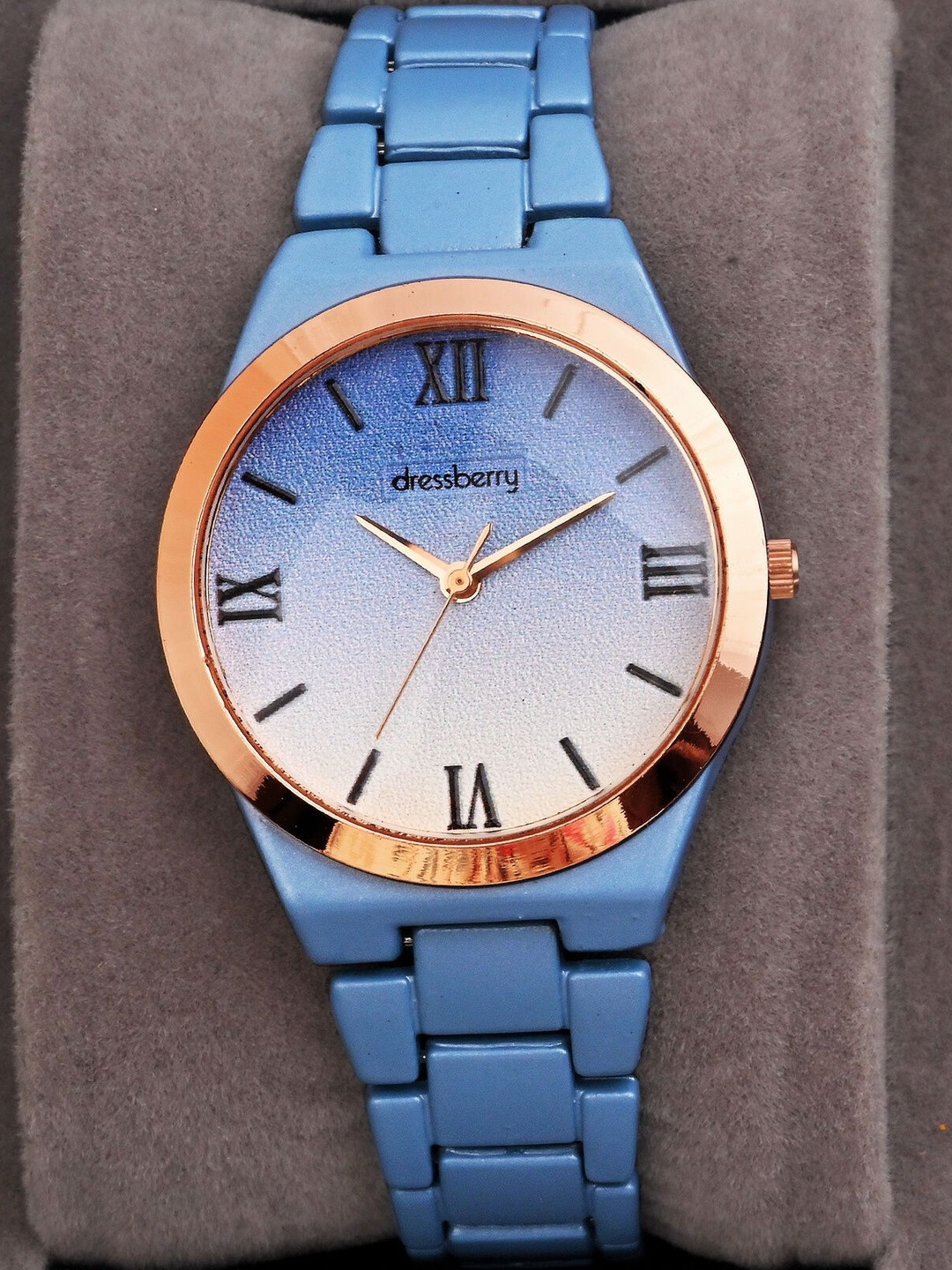 DressBerry Women Stainless Steel Straps Watches