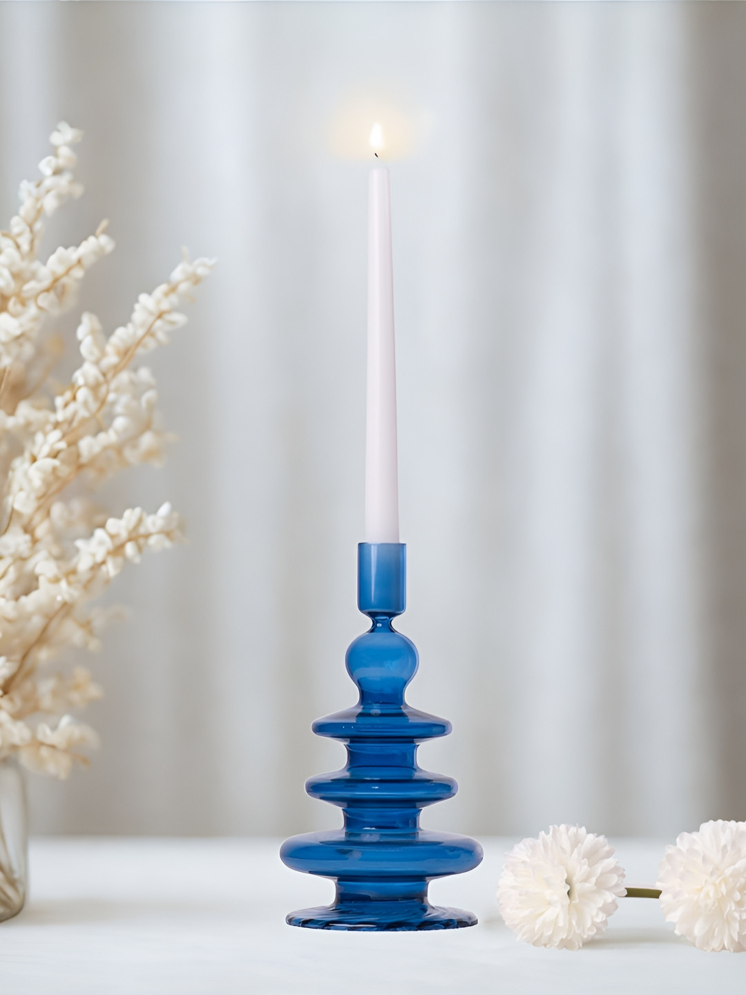 haus & kinder Blue  Amoura Sapphire Candle Holder