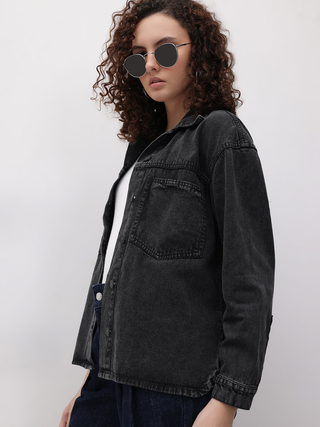 The Roadster Life Co. Pure Cotton Button Down Denim Jacket
