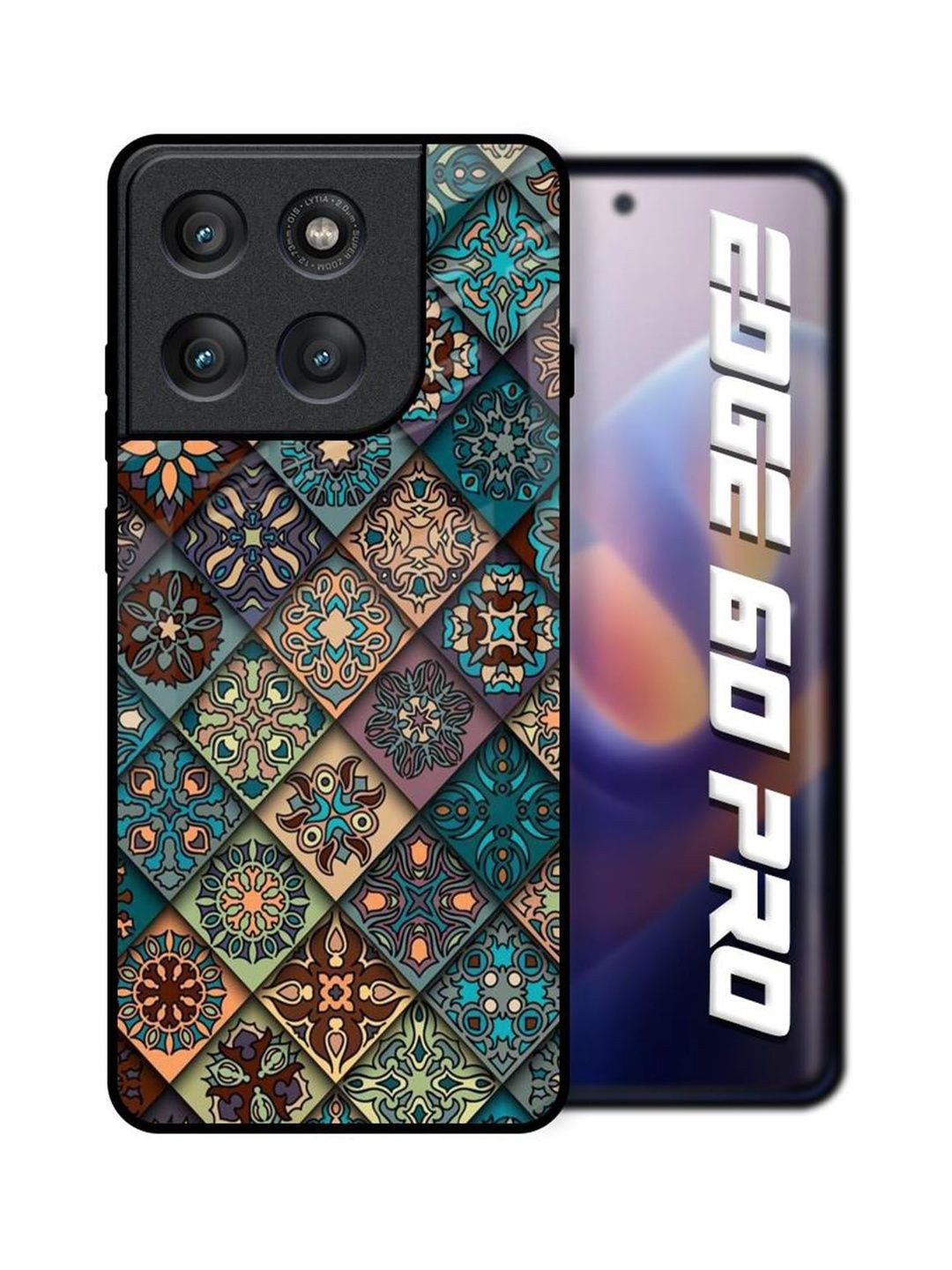 QRIOH Retro Art  Printed Motorola Edge 60 Pro Back Case Mobile Accessories
