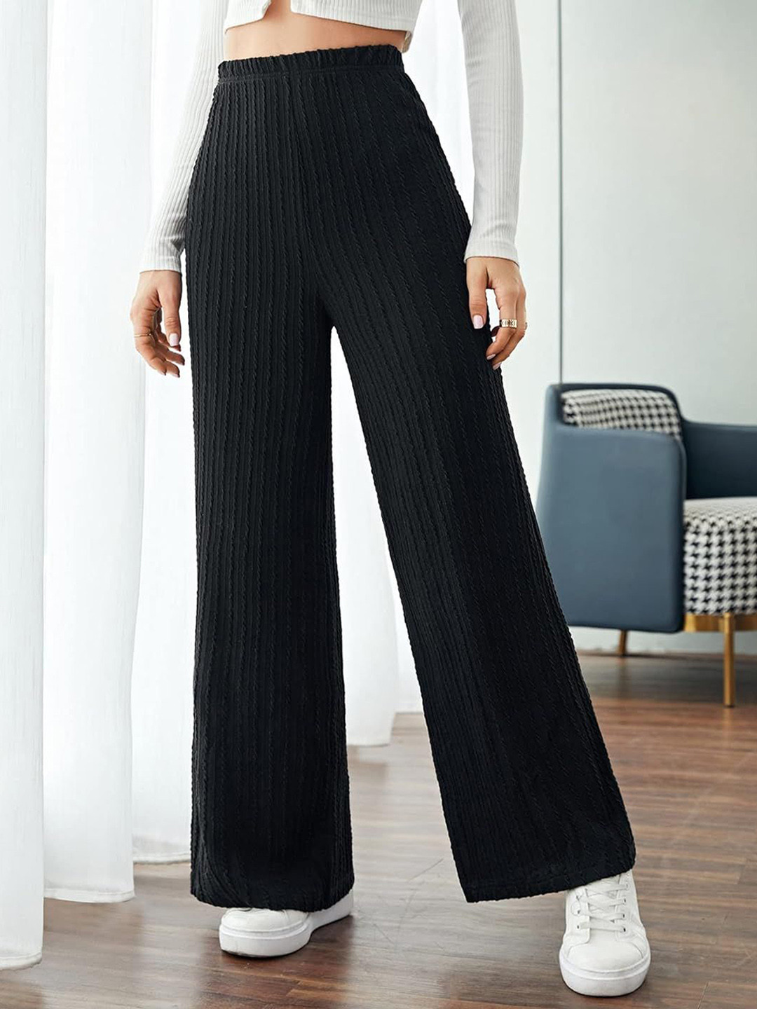 PREMNAD Women Easy Wash Relaxed Fit Trousers