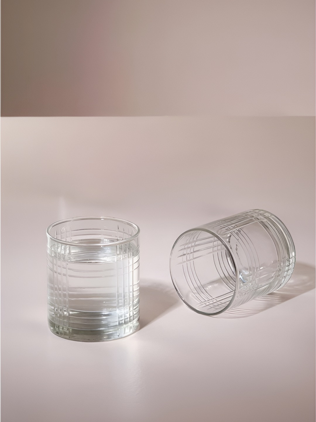 FREEDOM TREE Transparent 2 Pieces Easy to Clean Cocktail Bar Glass