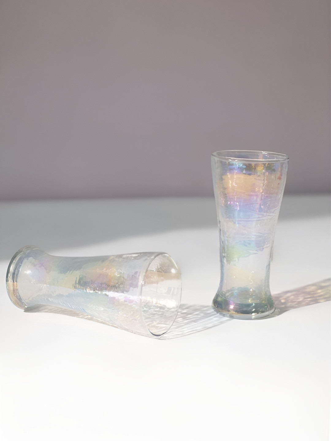 FREEDOM TREE Transparent 2 Pieces Easy to Clean Beer Bar Glass