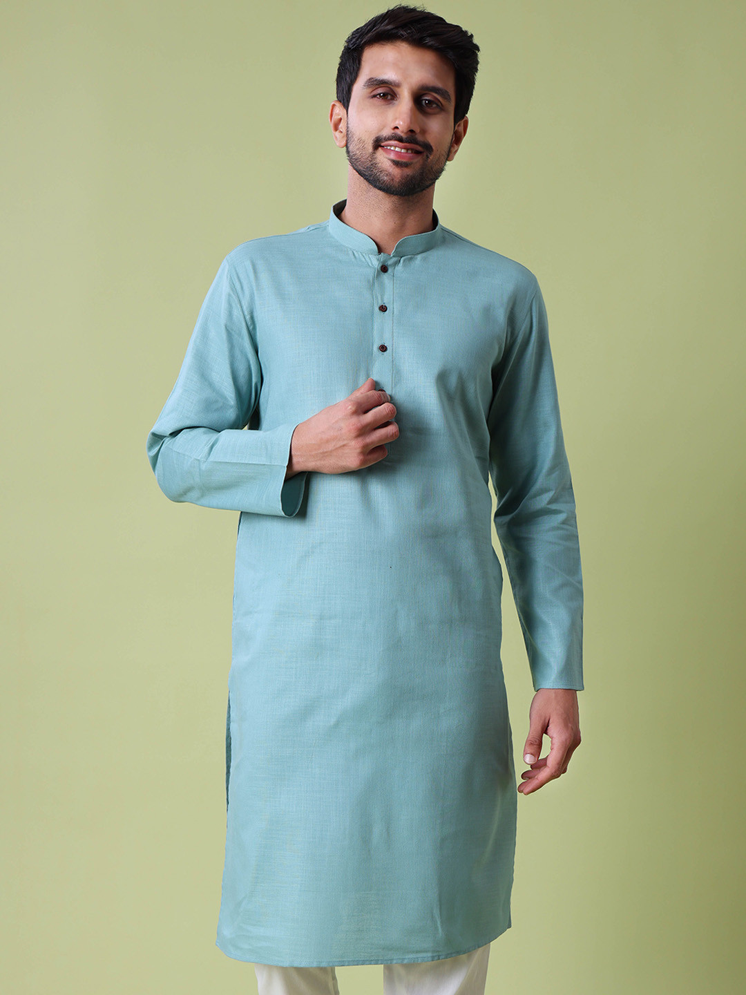 MAAHI FABS Men Regular Pure Cotton Kurta with Pyjamas