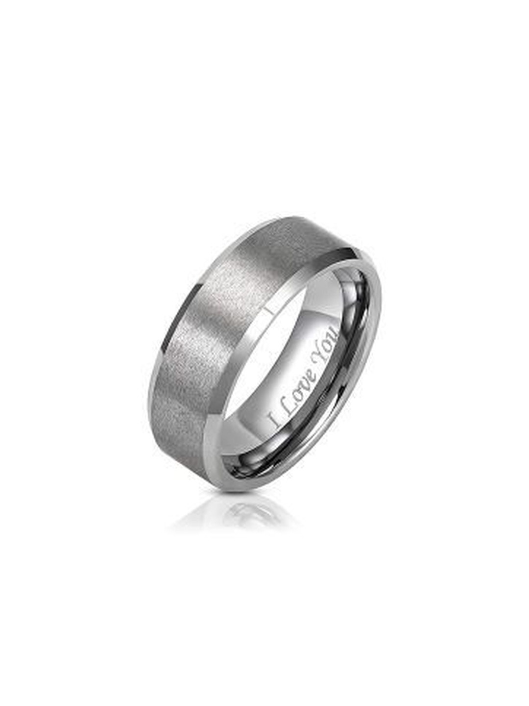 Moneekar Jewels Unisex Textured Tungsten Ring