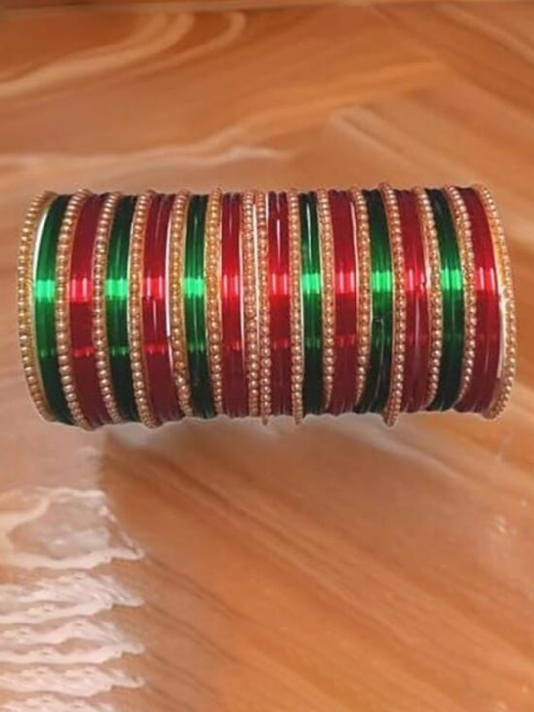 Adiba Fashion Factory Set Of 41 Beaded Bangles