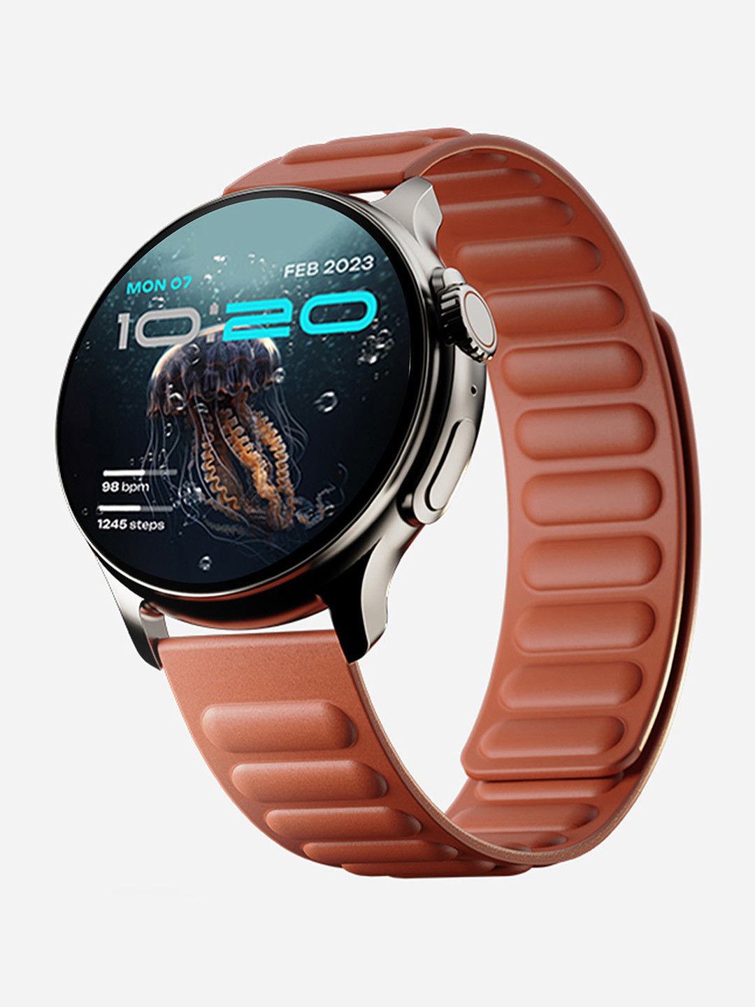 GOBOULT Crown R Pro 2 1.43''HD AMOLED, BT Calling, Zinc Alloy Frame Smartwatch