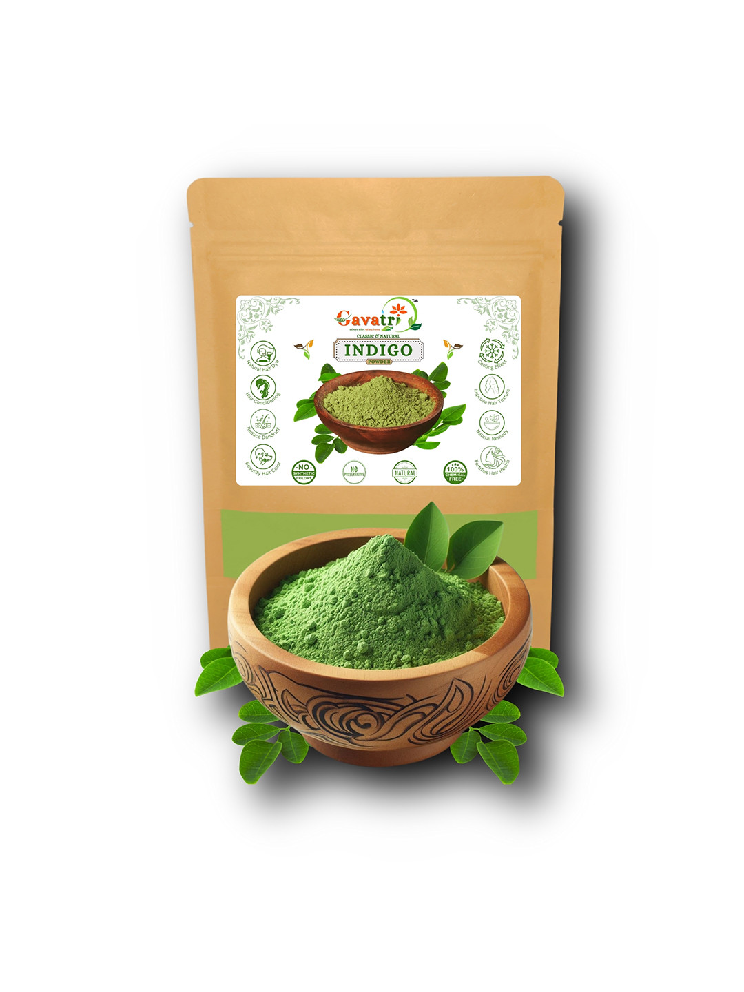 Gavatri Classic & Natural Indigo Powder - 500 g