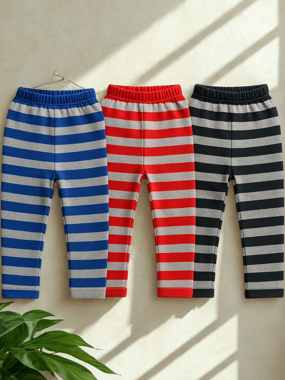 CORTICA Boys Pack Of 3 Multicolour Track Pants