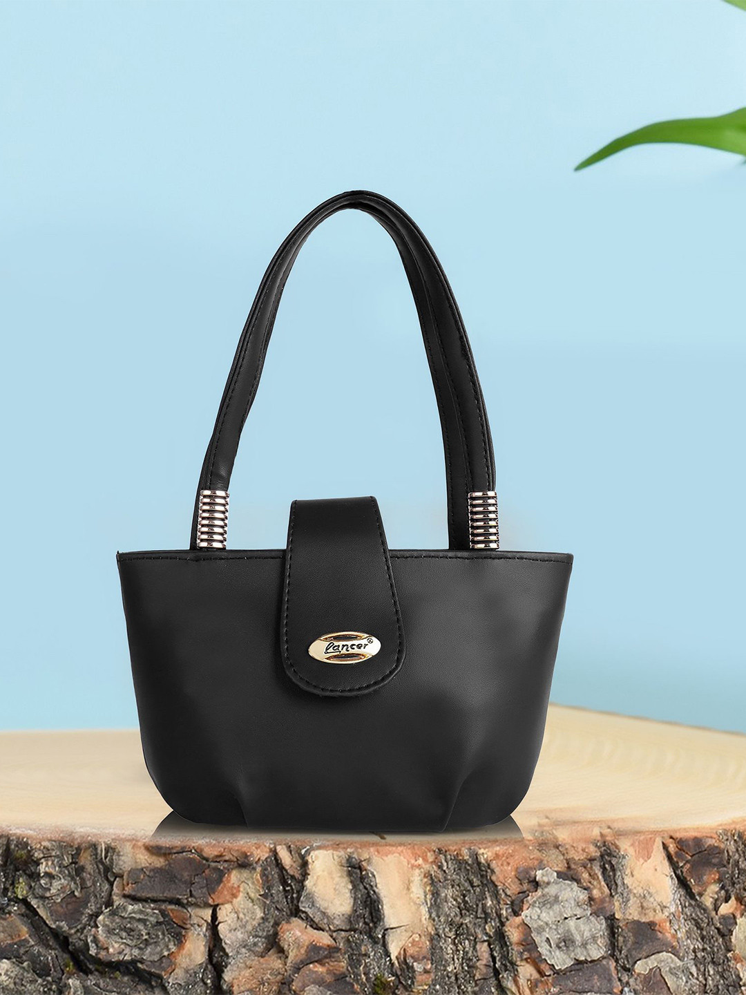 Lancer Structured Two Handles Non-Detachable Sling Strap Handheld Bag