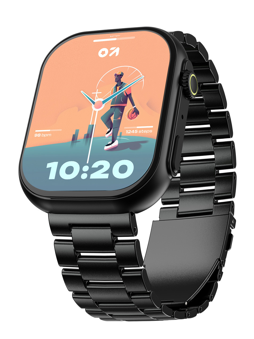 GOBOULT Drift Max 2.01''HD Screen,BT Calling, Working Crown, IP68 Smartwatch