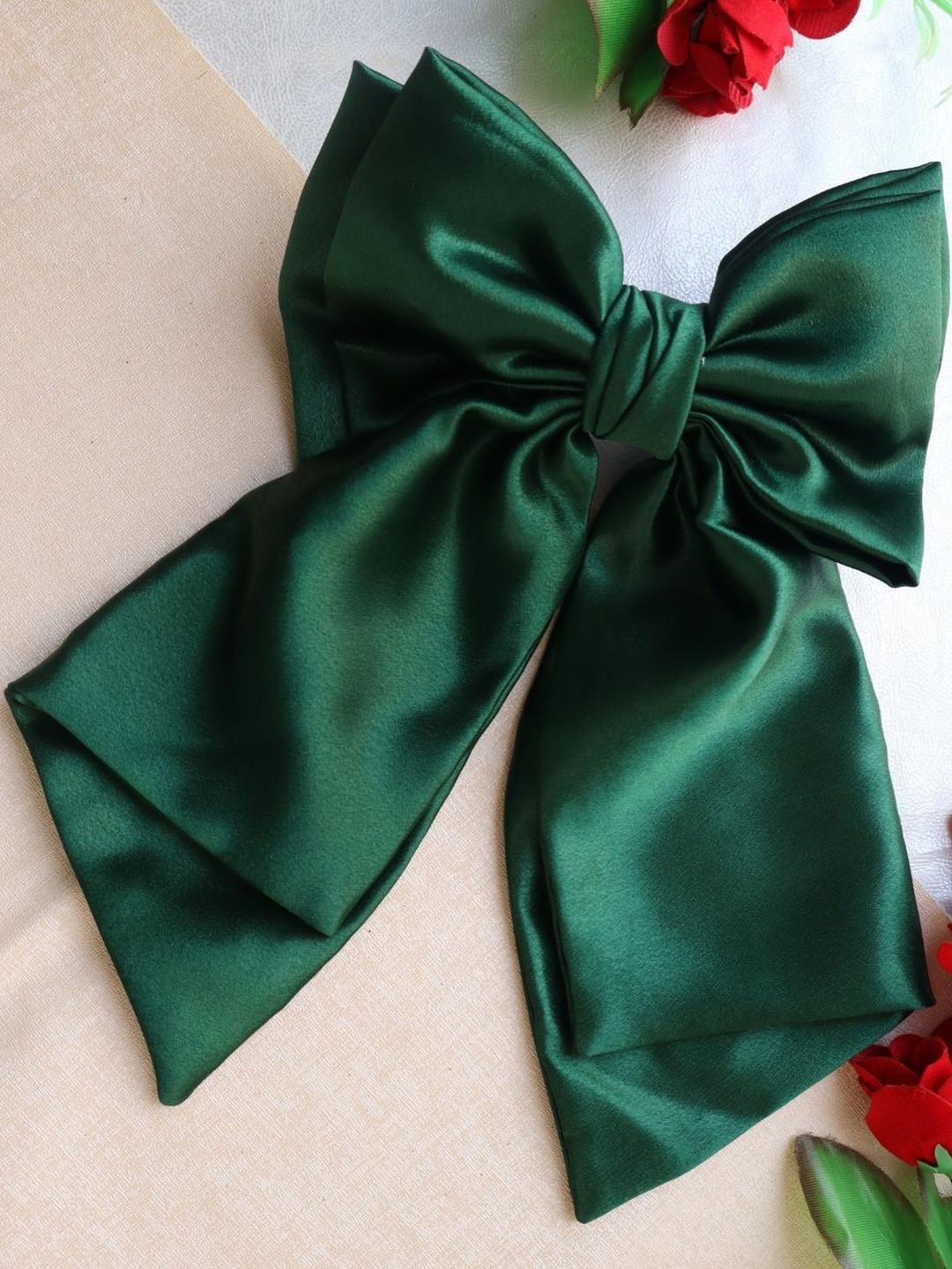 Kamule Girls Silky French Long  Bow Alligator Hair Clip