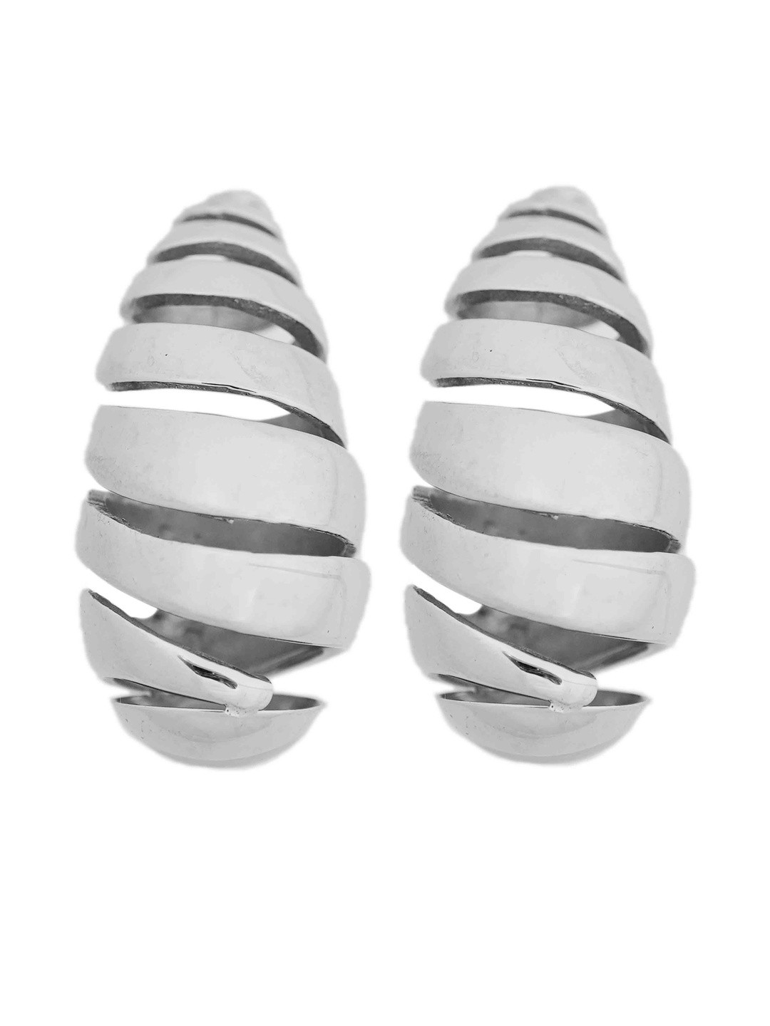 INTERSTELLAR Spiral Silver-Plated Earrings
