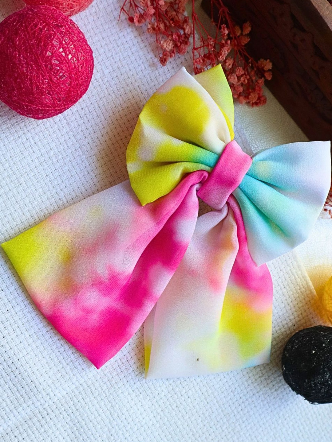 Kamule Girls Tie & Dye Alligator Hair Clip