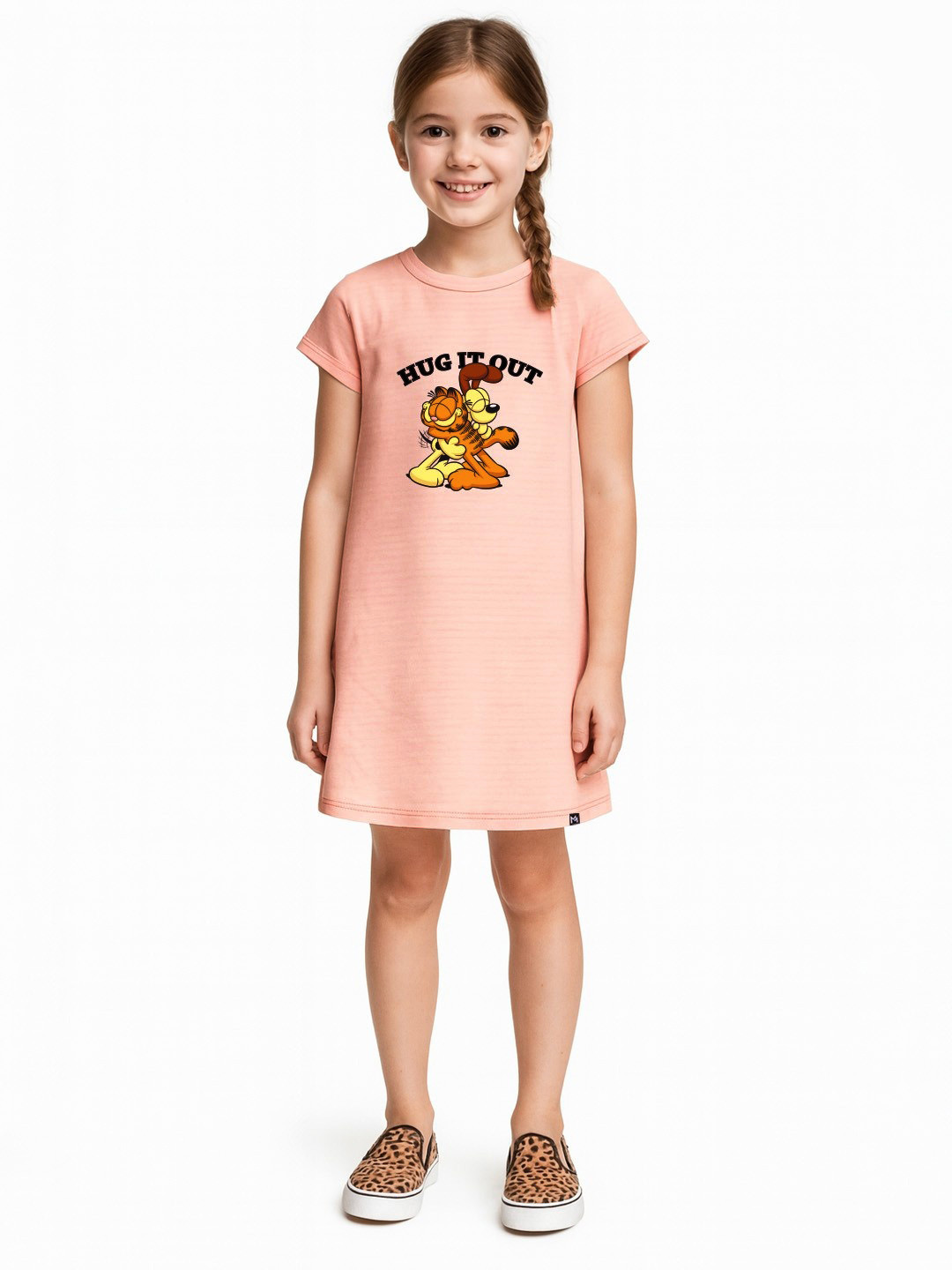 YK X Minute Mirth Garfield Printed A-Line Dress