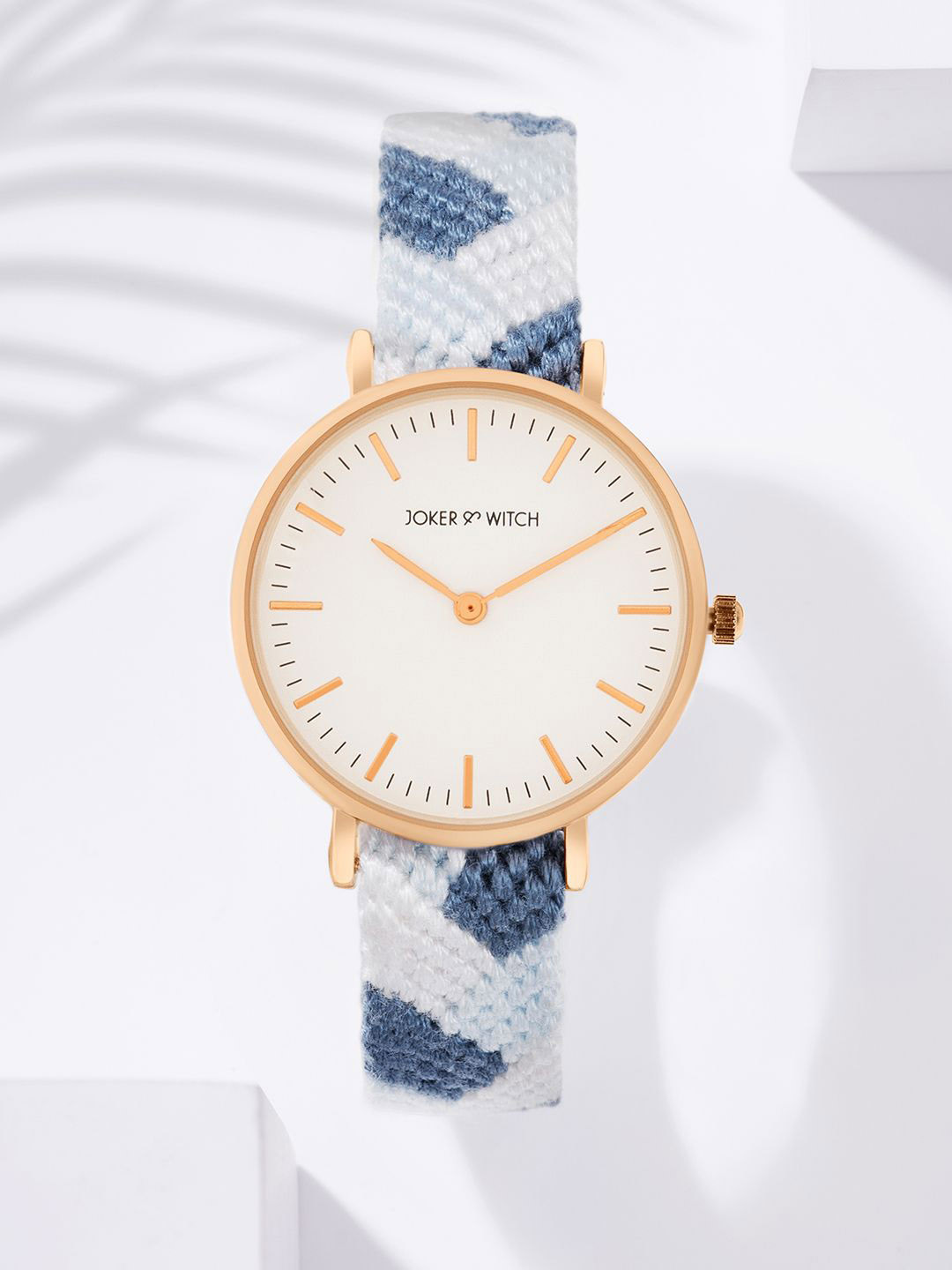JOKER & WITCH Women Serenity Loom Rosegold Watch Gift Set
