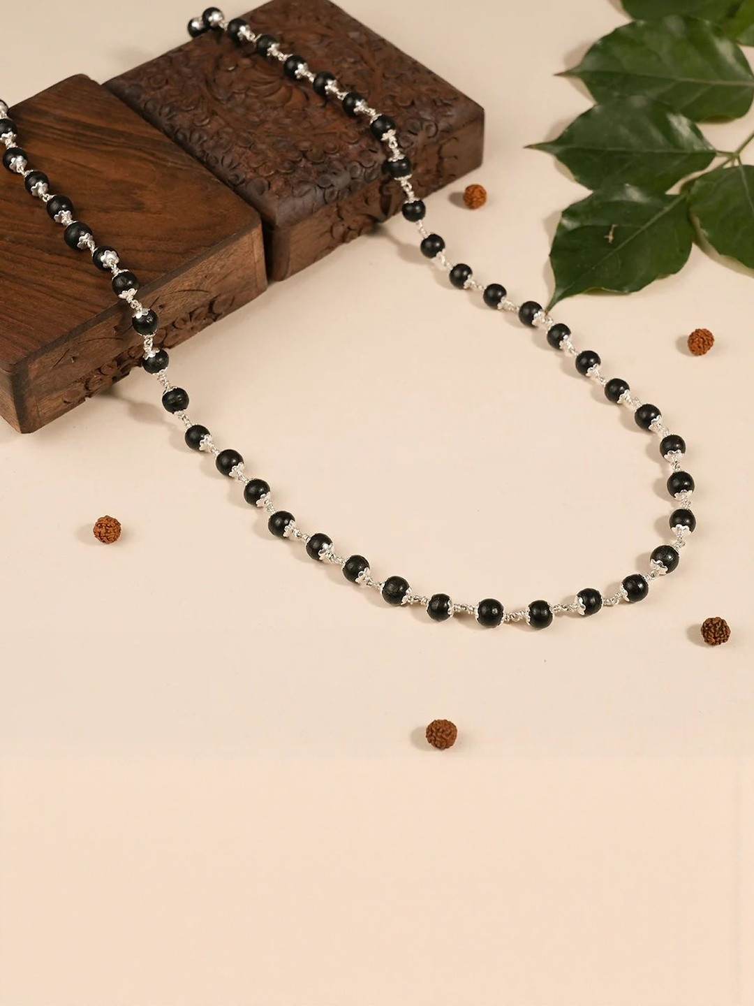 Uniqon Men Silver-Plated Antique Necklace