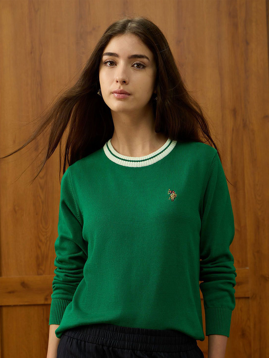 U.S. Polo Assn. Women Cotton Pullover Sweaters