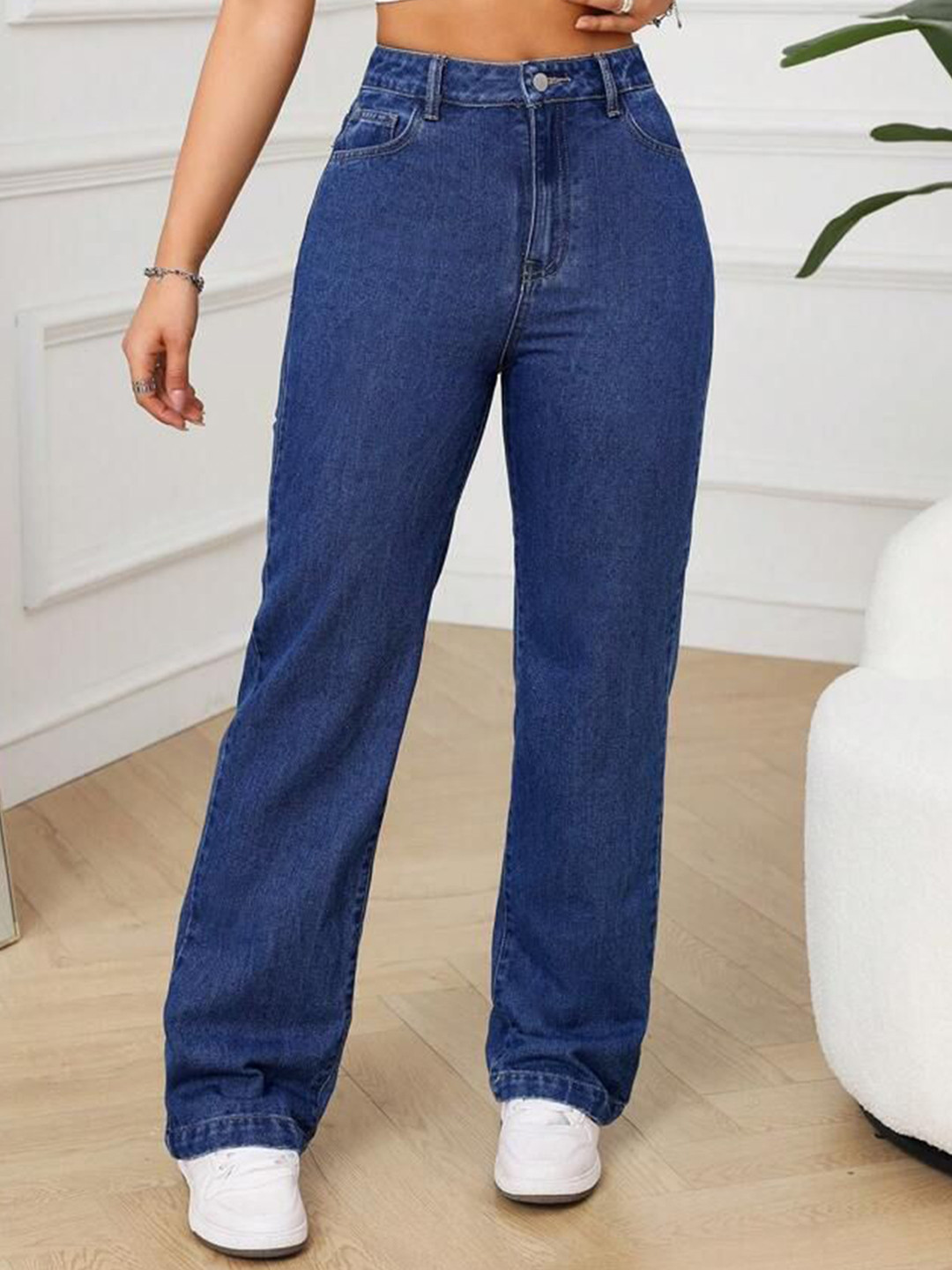Hi fashion Women Super Straight Fit High-Rise Jeans