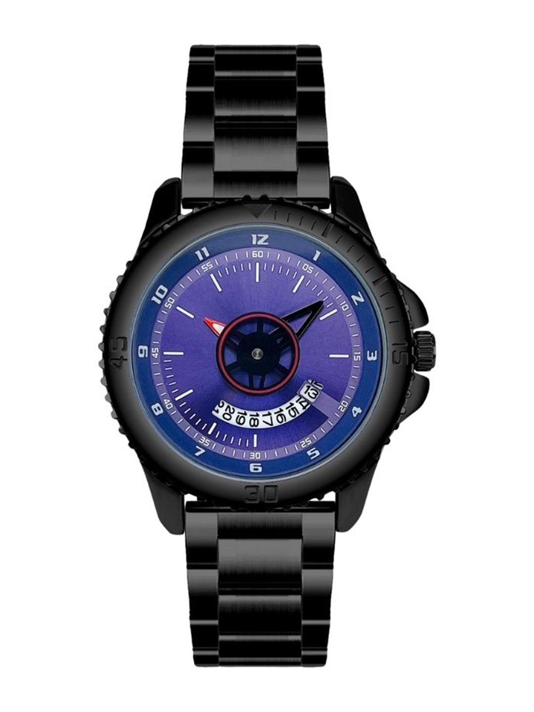 Belbi Men Round Dial & Bracelet Style Straps Analogue Watch BL105_864338553305