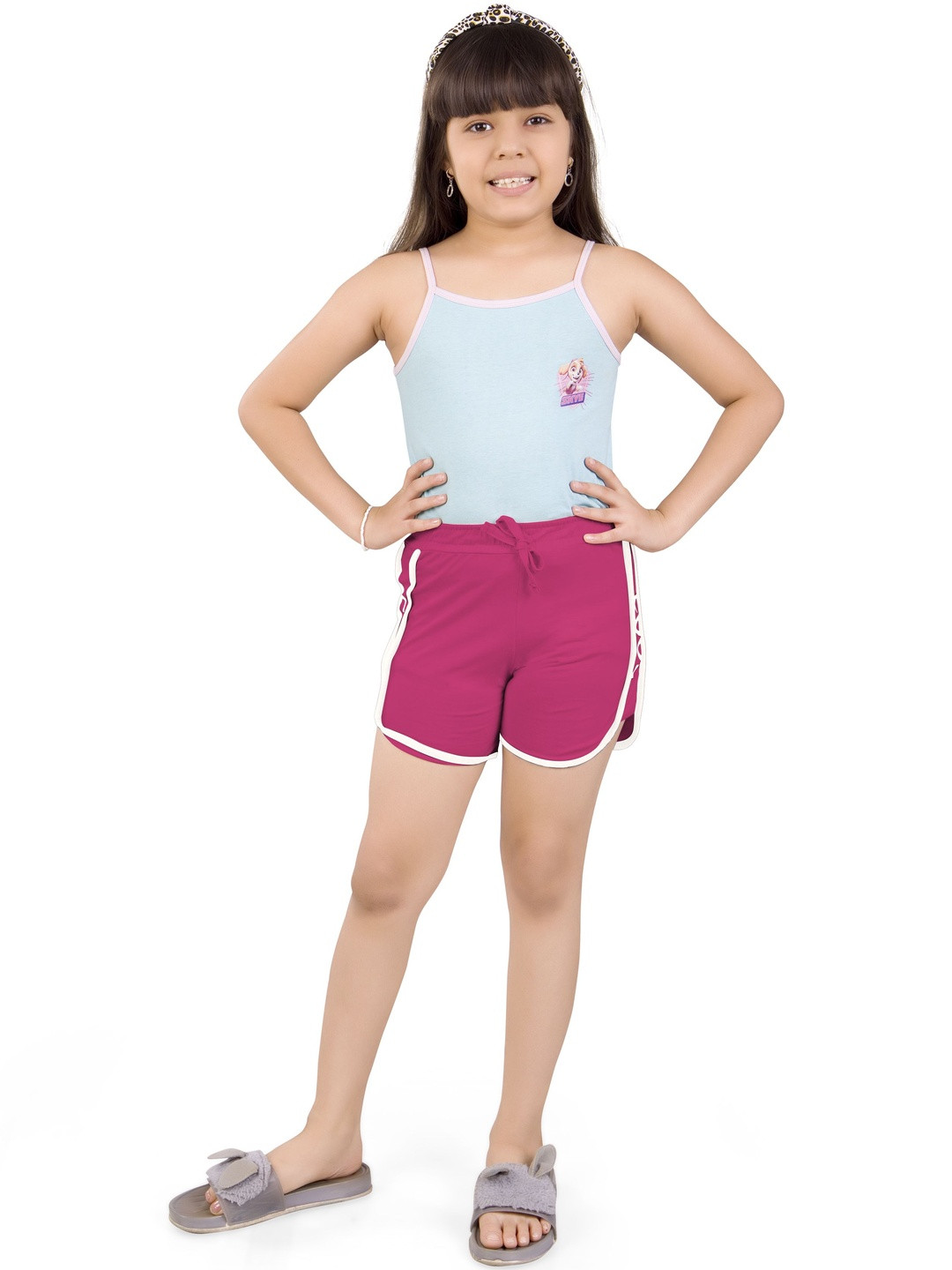 FABROYZ Girls 2Pc  Hot Pants Shorts