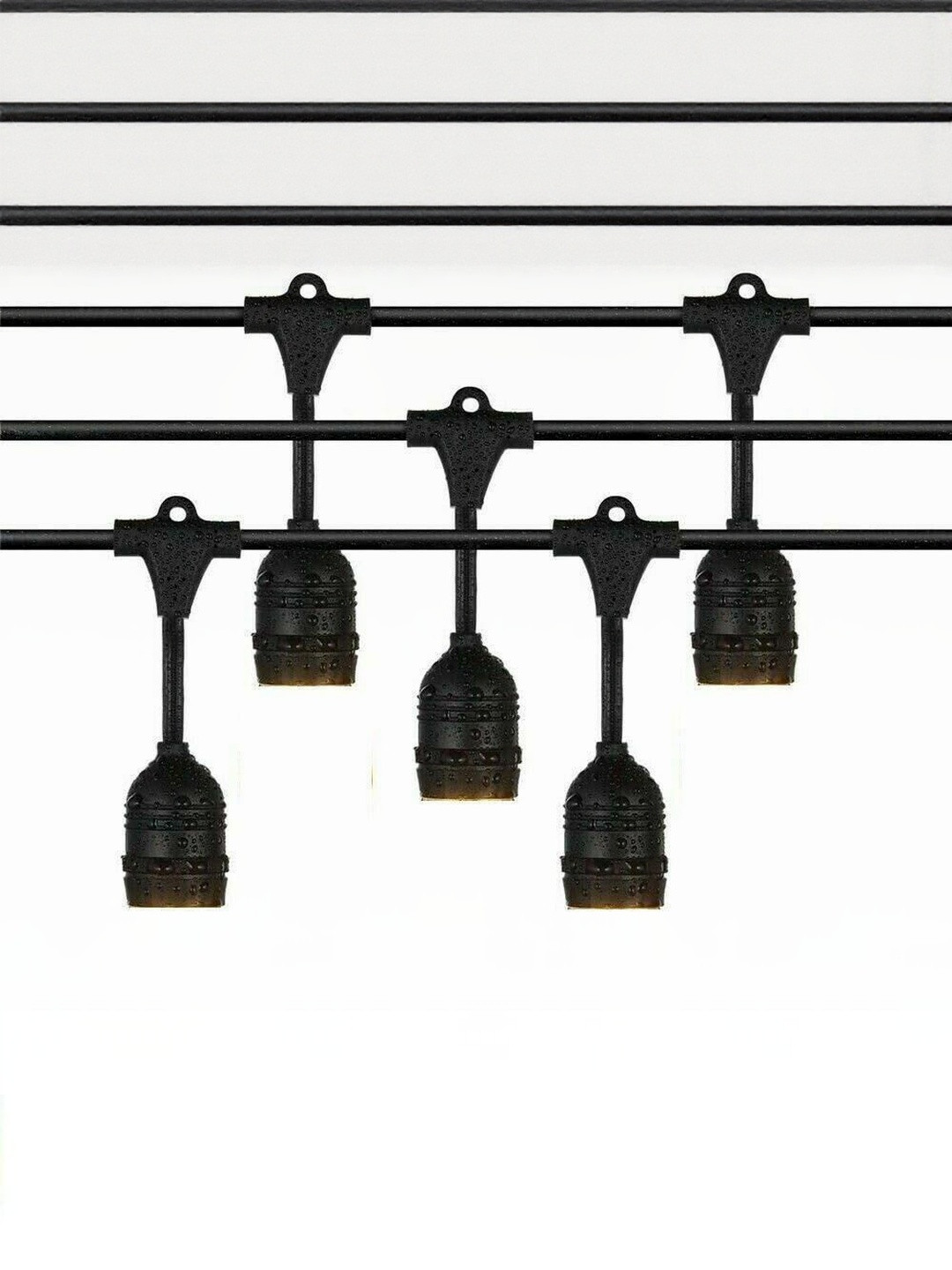 ARGHYAM Black Base Hanging Ceiling Lamp