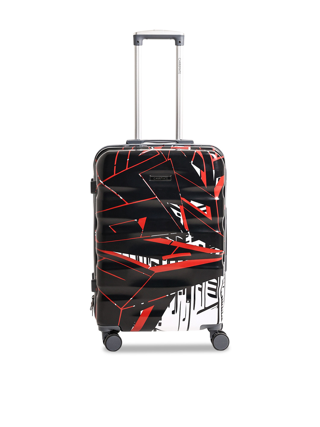 CARRIMATE Printed Hard Side Cabin Trolley Suitcase