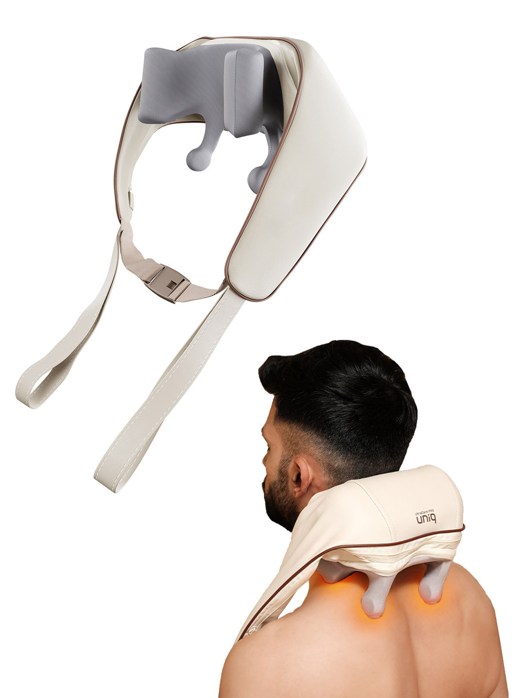 UltraCare PRO UNIQ Neck & Shoulder Massager With 4D Kneading Shiatsu Massage