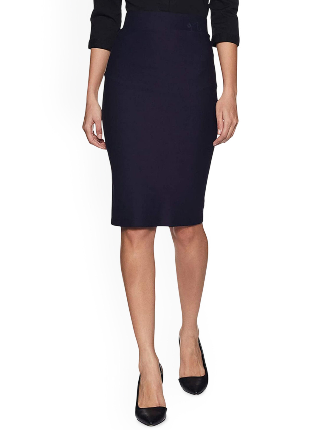 Stars and You Knee-Length Pencil Formal Skirt