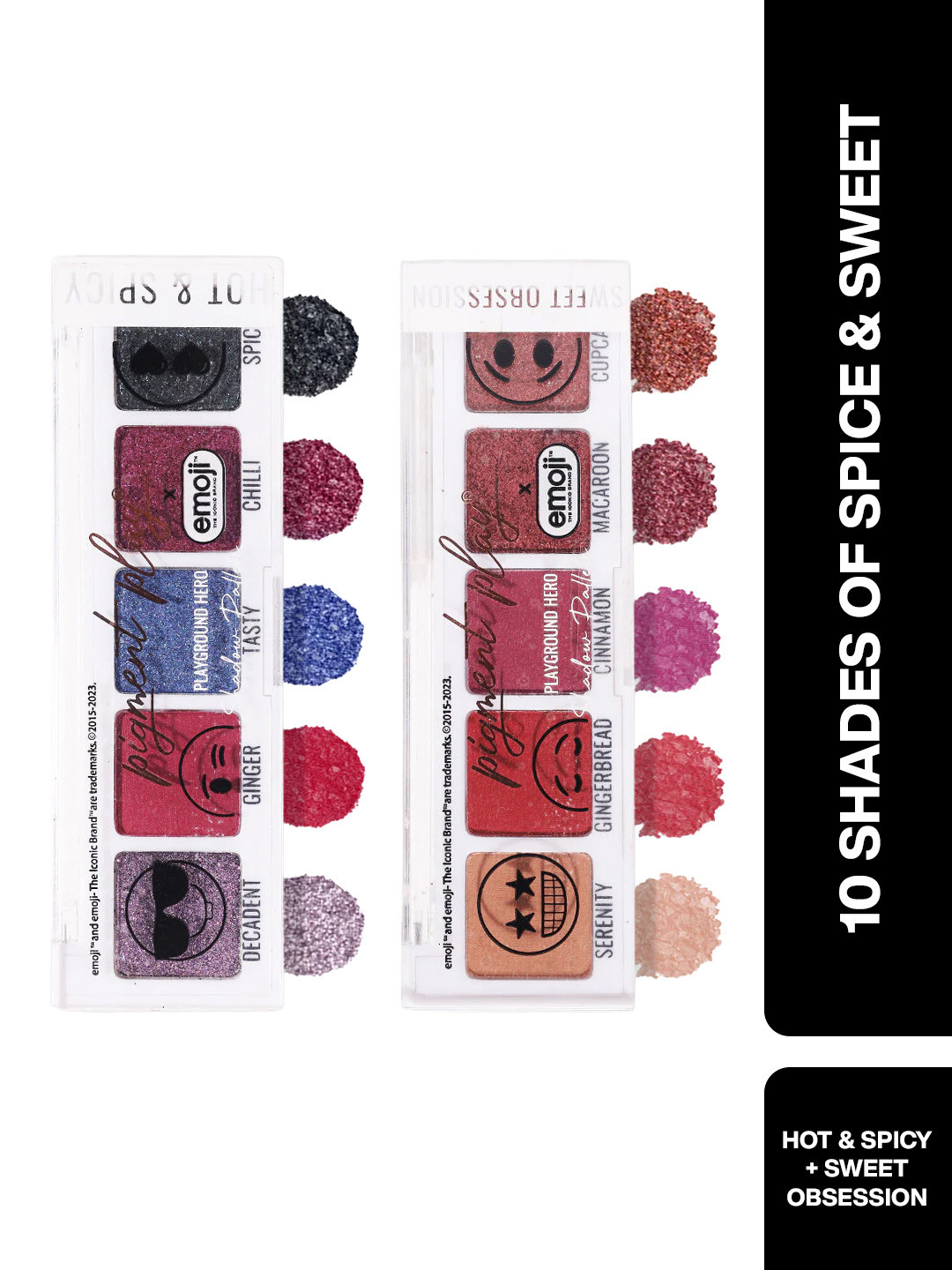 Pigment Play X Emoji Max Spice & Sweet Eyeshadow Palette - Sweet Obsession + Hot & Spicy