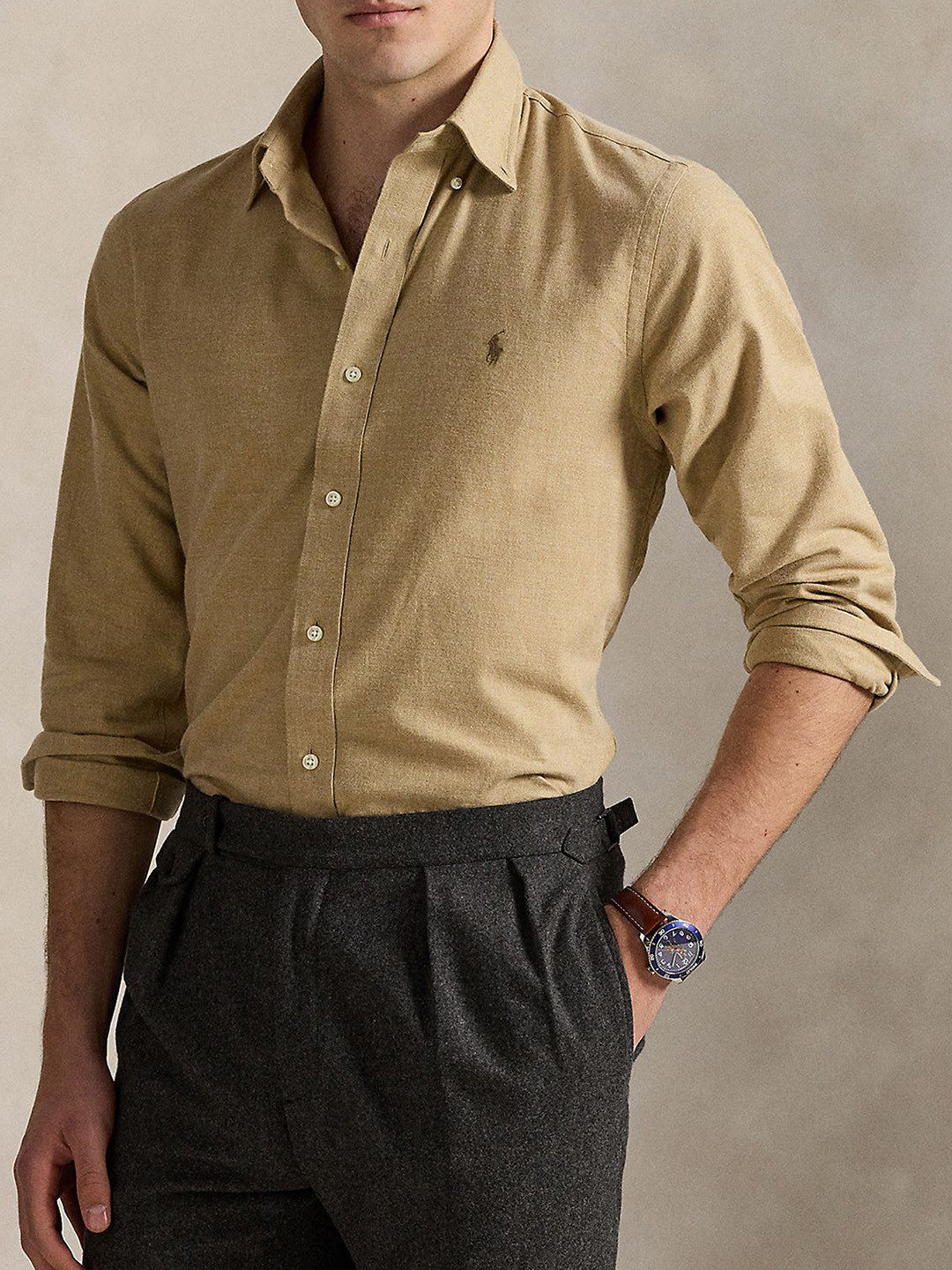 Polo Ralph Lauren Button Down-Collar Slim Fit Shirt