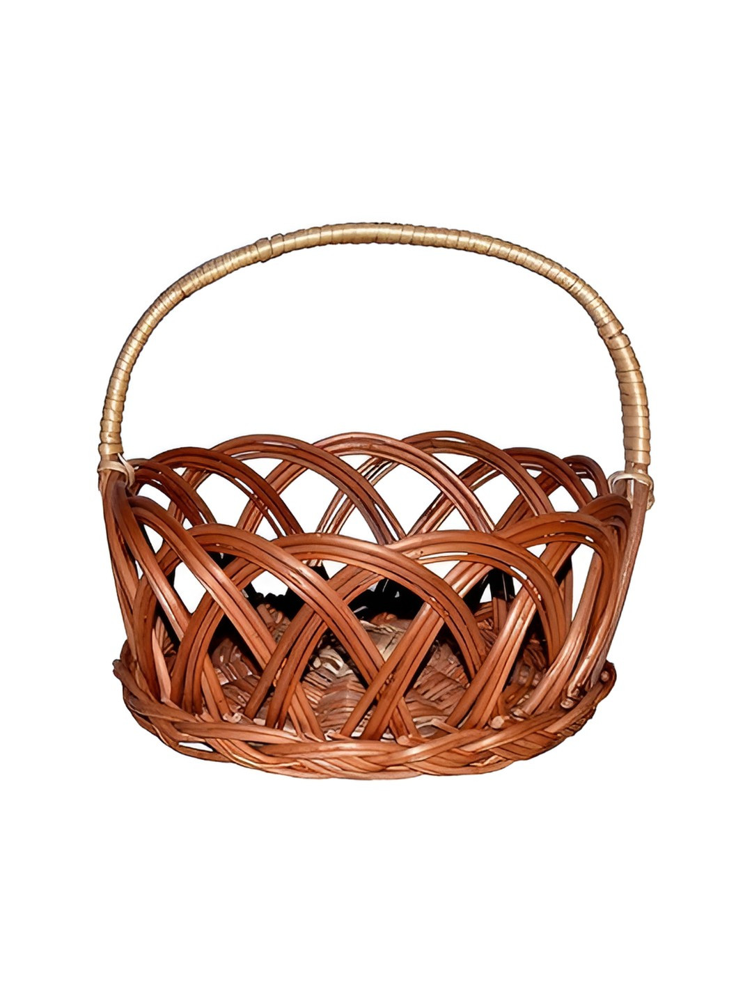 Rustic Rituals Brown Bamboo Fruit & Vegetable Basket