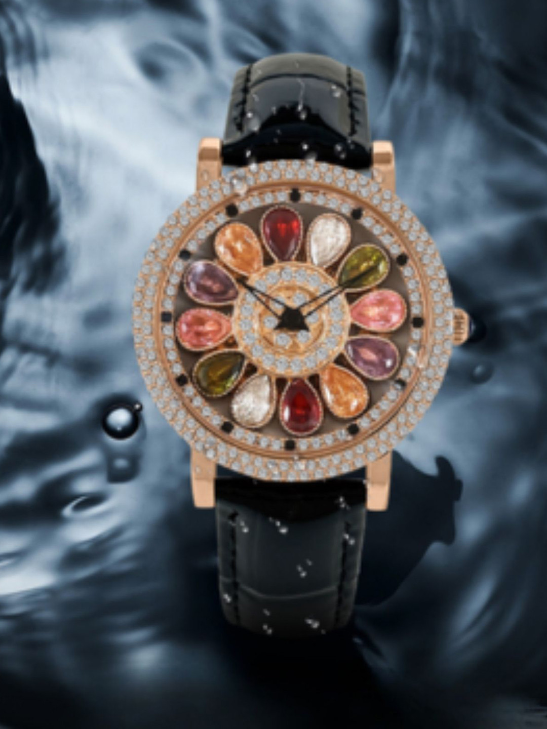 Belbi Women Embellished Dial & Leather Straps Analogue Watch BL41_735258602910