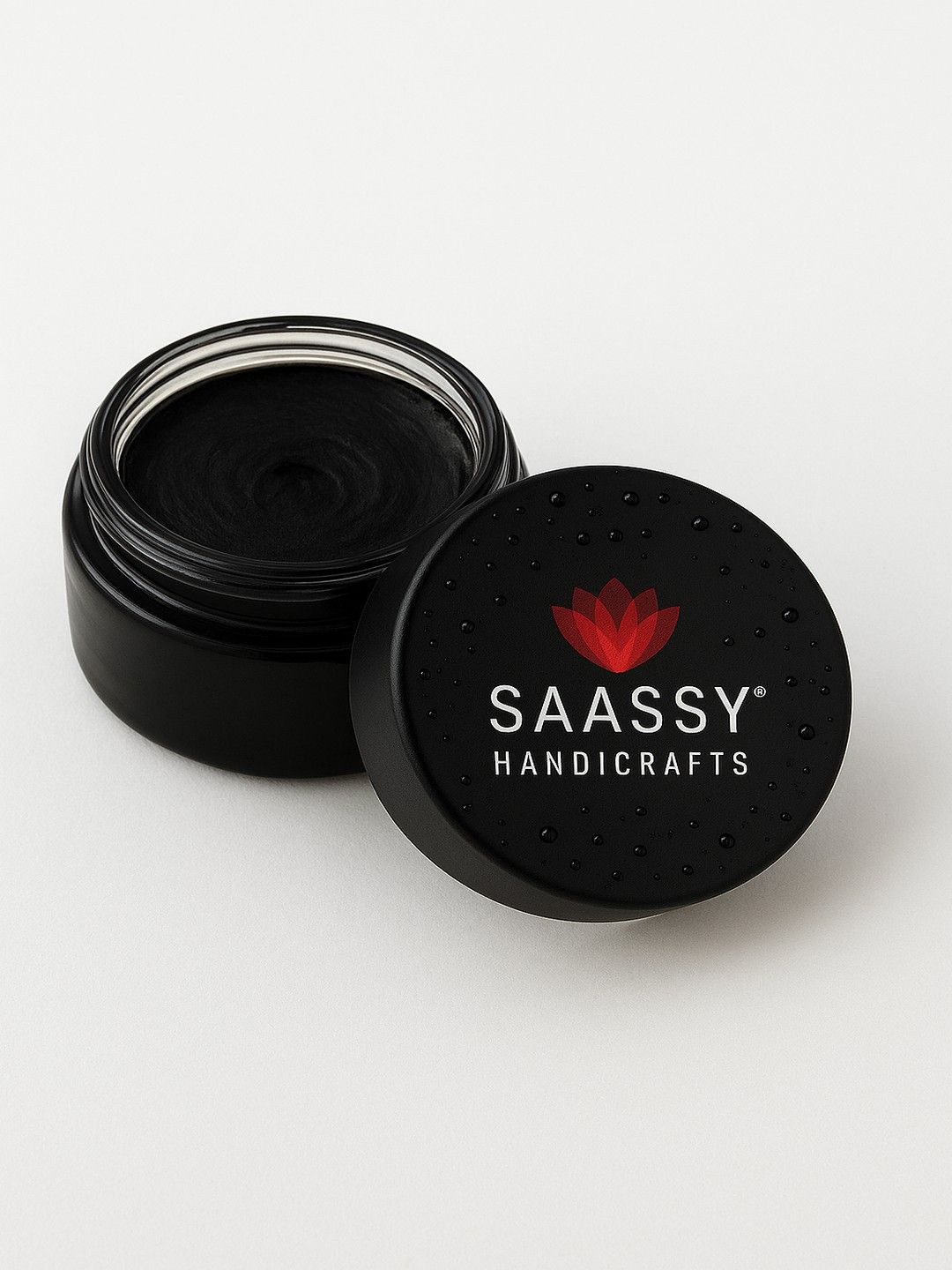 SAASSY Handicrafts Organic Long Lasting Kajal With Ajwain- 5 g- Black