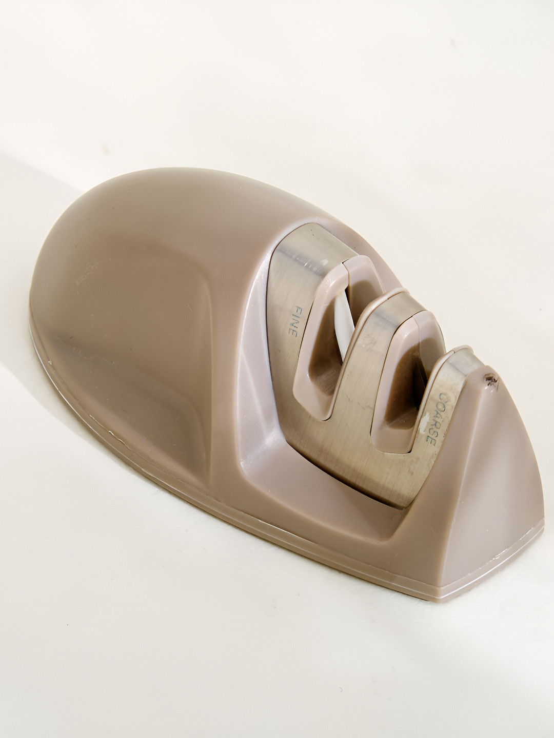 Home Centre Brown Stainless Steel Knife Sharpener