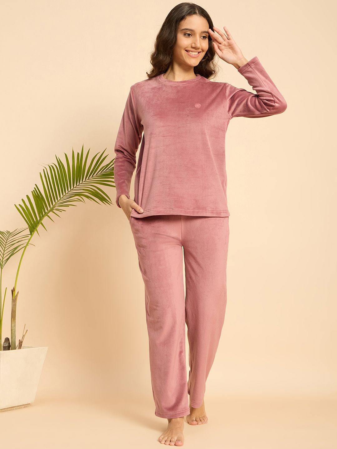 KIZA Women Long Sleeve Winter Night suit