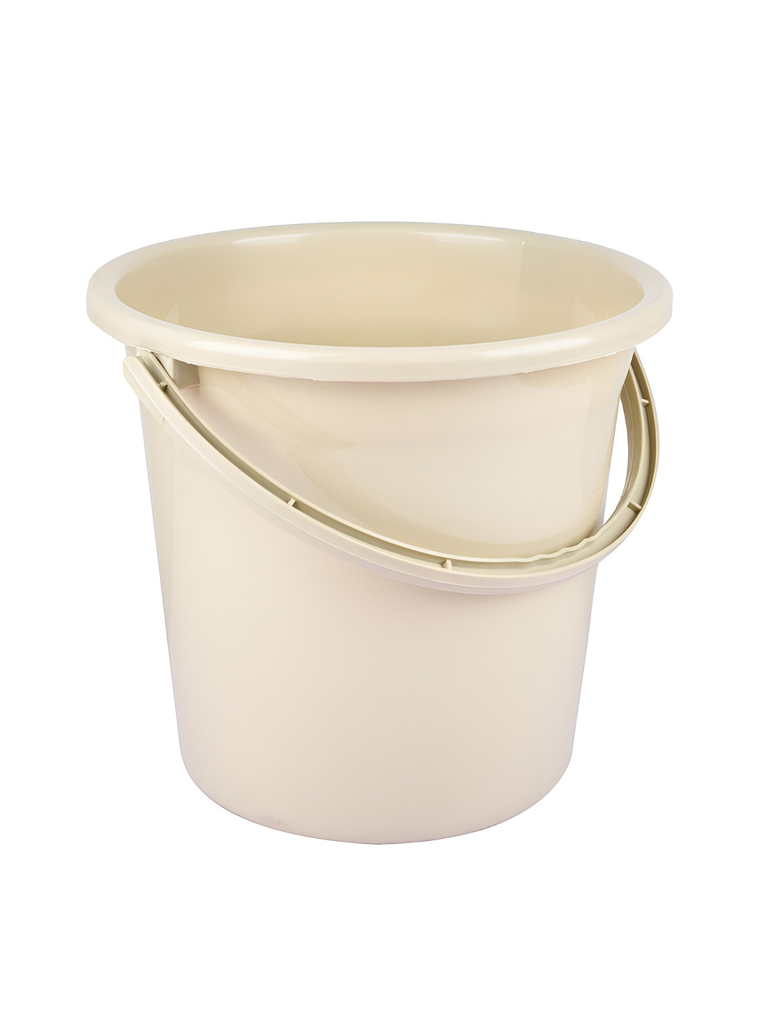 Aura Beige Strong Bucket Bath Accessories Set