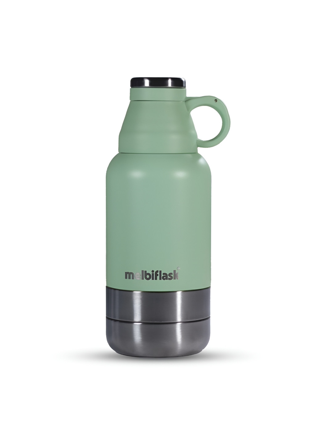 MELBIFY Green Single Thermosteel Double Wall Vacuum Water Bottle 1000 ml