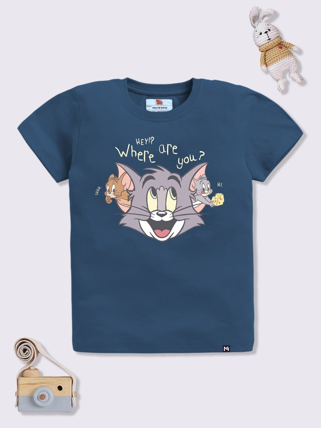 YK X Minute Mirth Boys Tom and Jerry Printed T-shirt