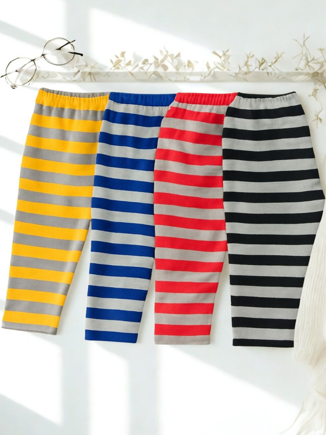 CORTICA Pack of 4 Boys Cotton Night Pants