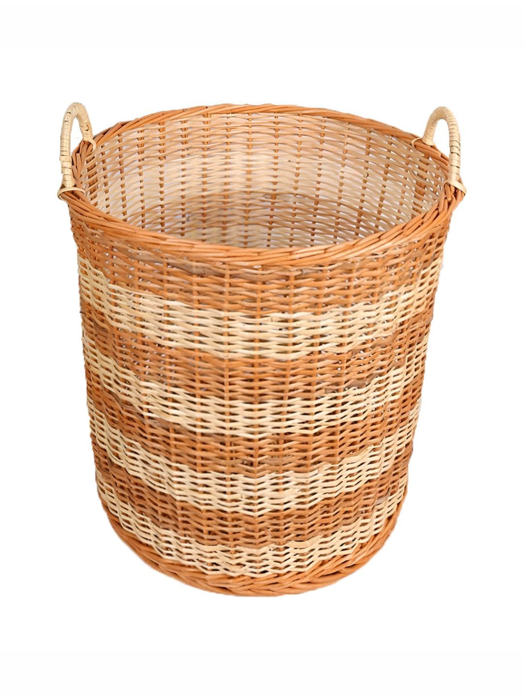 Rustic Rituals Brown Bamboo Storage Drum