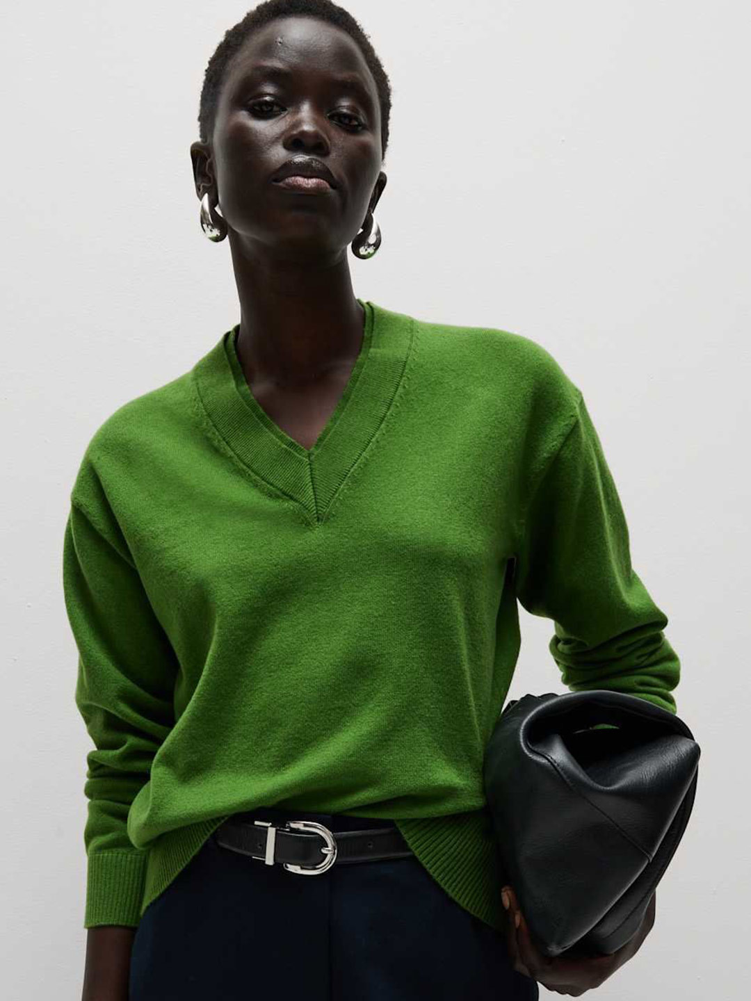 Marks & Spencer Air-Yarn Women V-Neck  Sweater Vest