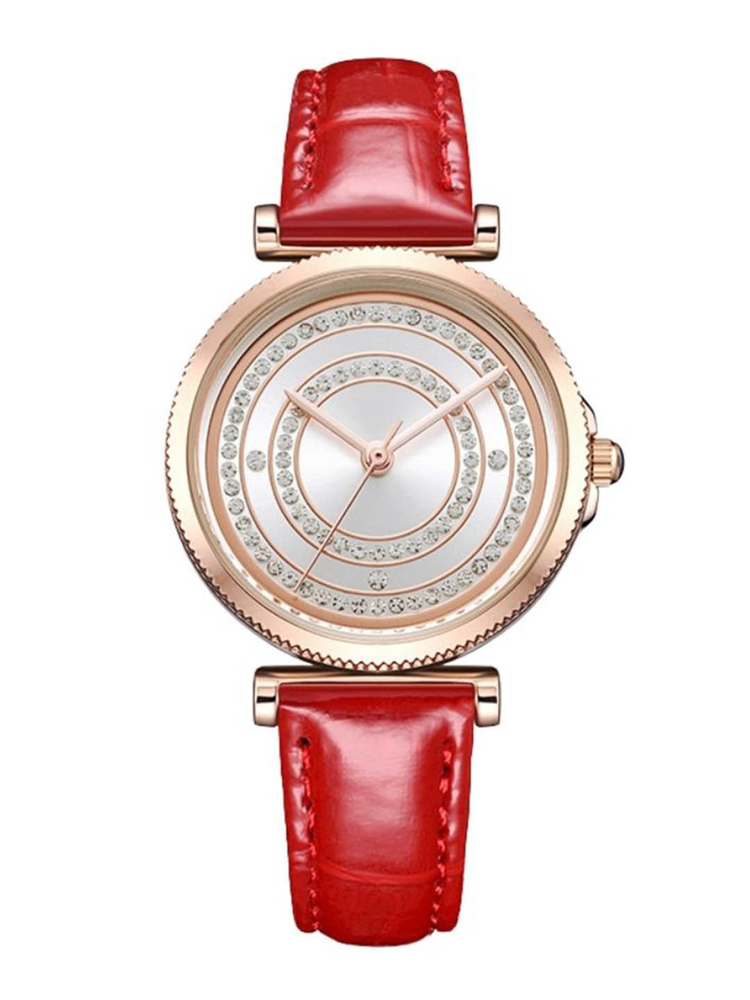 Belbi Women Embellished Dial & Leather Straps Analogue Watch BL22_765040567049