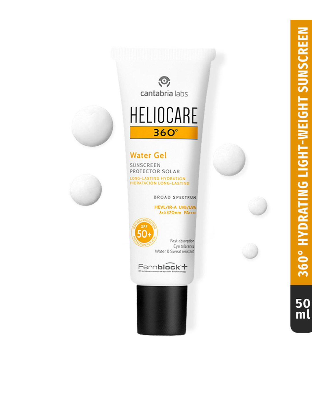 CANTABRIA LABS Heliocare 360 Water Gel SPF 50+ PA++++ Sunscreen - 50 ml