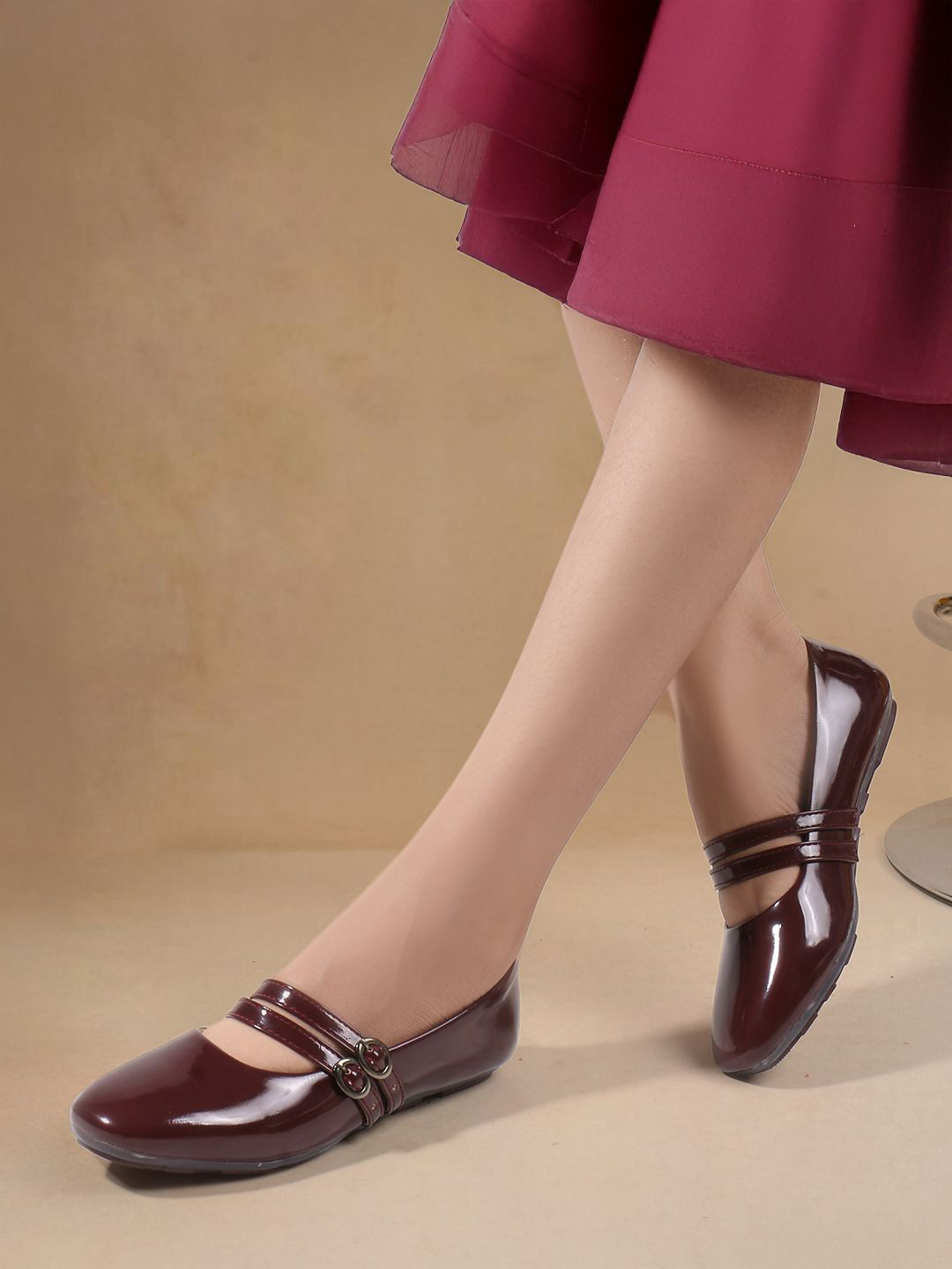 Chemistry Women Mary Janes Flat Pumps